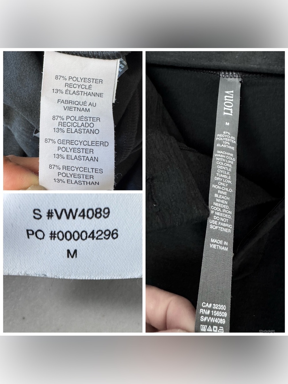 Vuori Elevation Trouser Black Heather Wide-Leg Relaxed Pants Medium - Picture 11 of 12